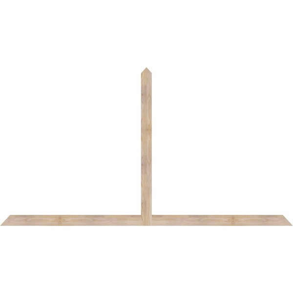 Ekena Millwork Portland Smooth Timber Gable Bracket, Douglas Fir, 96"W x 52"H x 1 1/2"D x 3 1/2"F, 13/12 Pitch GBW096X52X0204POR00SDF - main